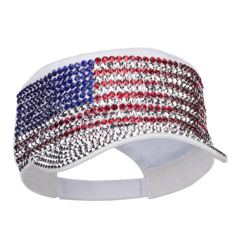 USA Flag Jewel Military Cap