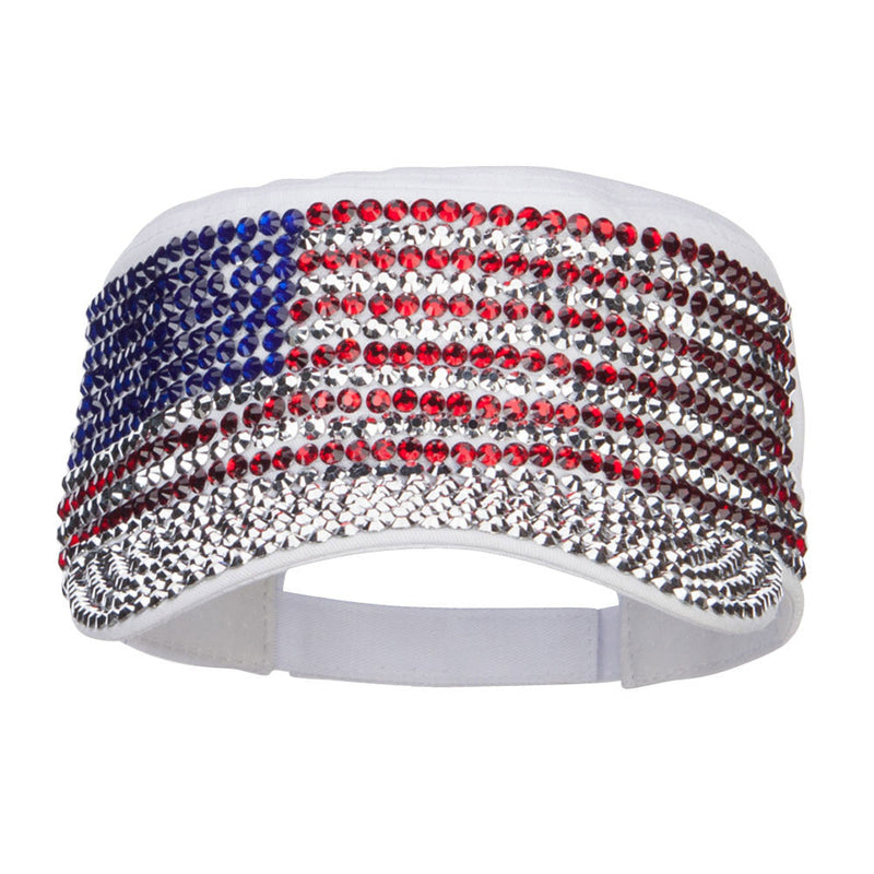 USA Flag Jewel Military Cap