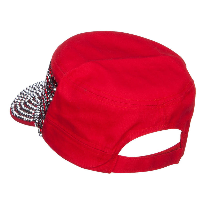 USA Flag Jewel Military Cap