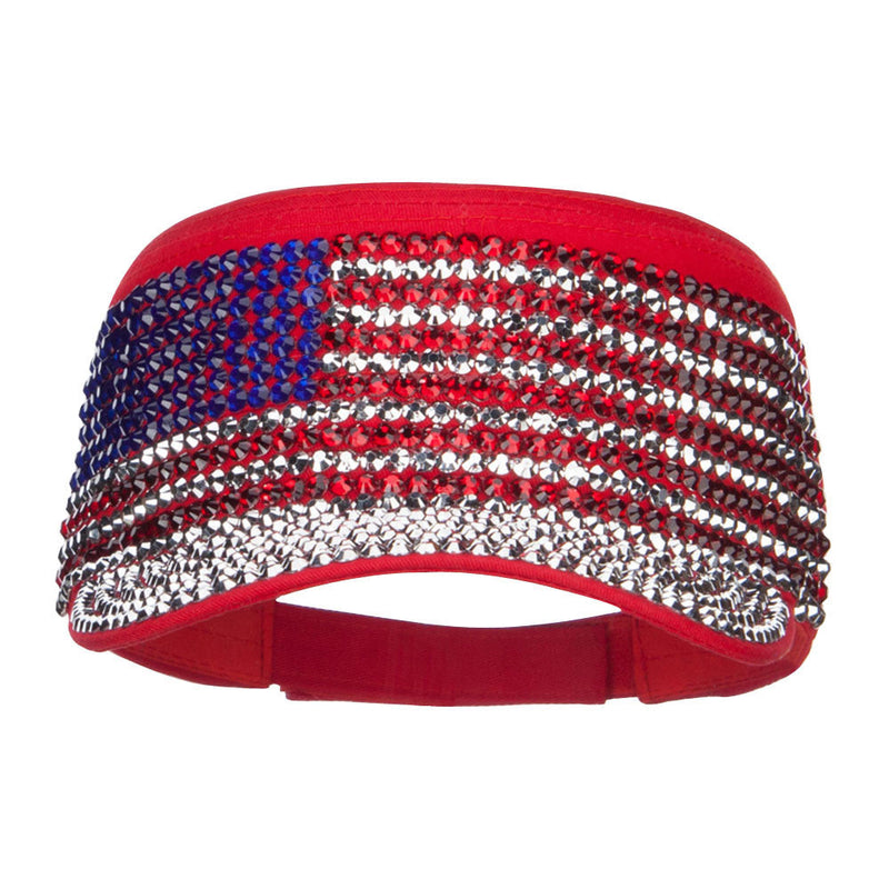 USA Flag Jewel Military Cap
