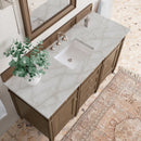 James Martin Brittany 60" Single Bathroom Vanity, Saddle Brown