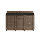 James Martin Bristol 60" Single Bathroom Vanity, Whitewashed Walnut