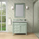 James Martin Brittany 36" Single Bathroom Vanity, Sage Green