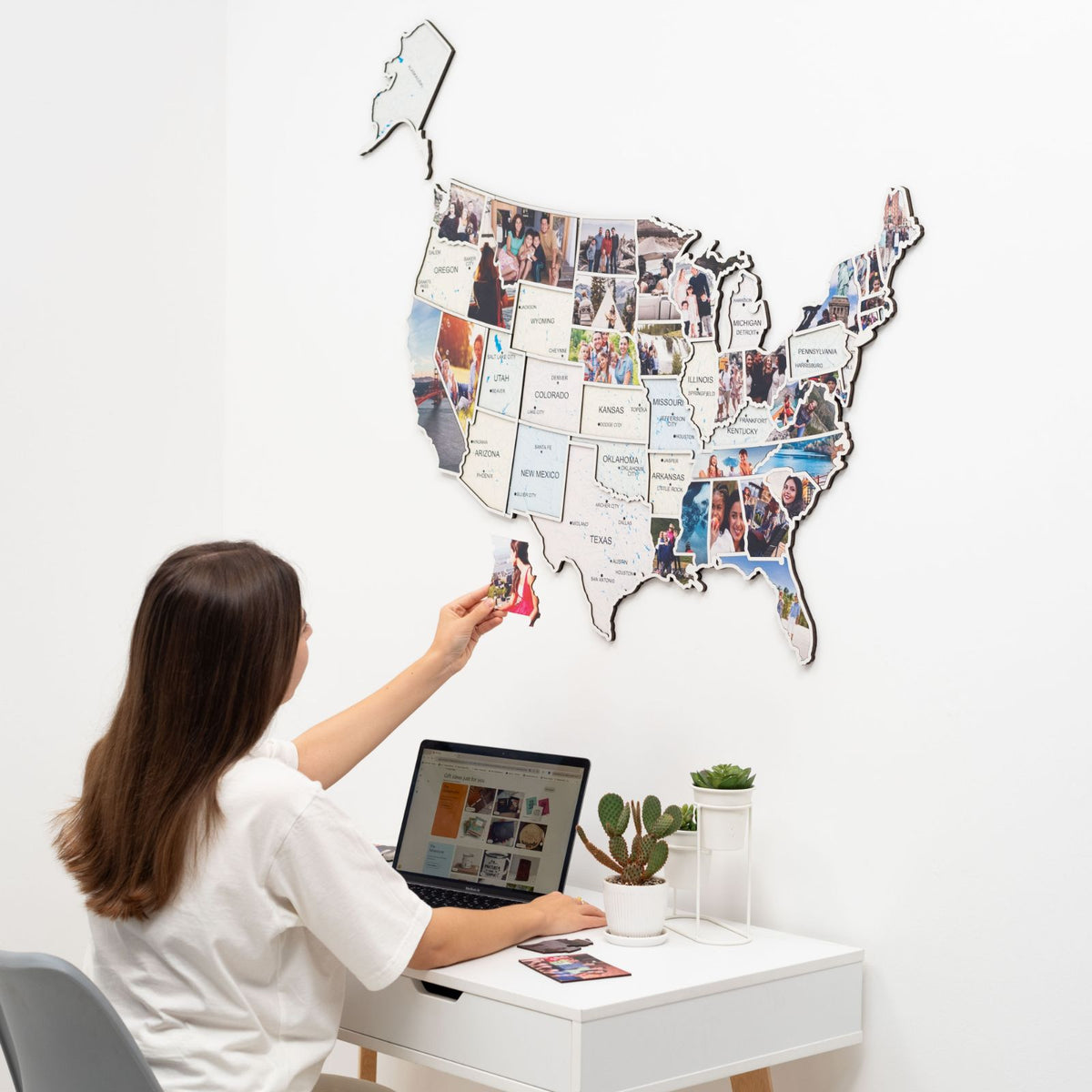 USA Photo Map Pastel, photo 6 of 13