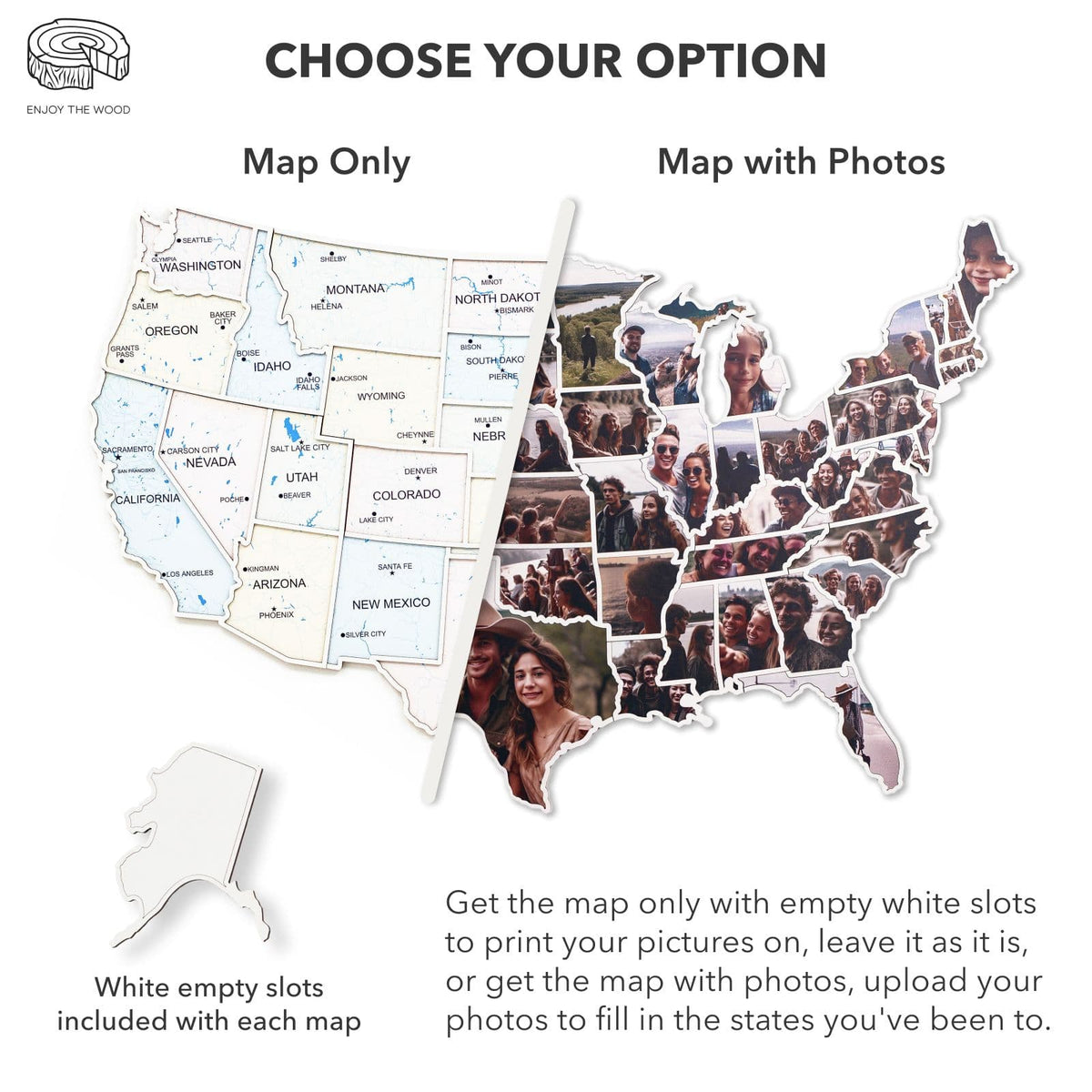 USA Photo Map Pastel, photo 3 of 13