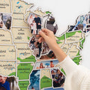 USA Photo Map Physical