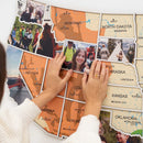 USA Photo Map Physical