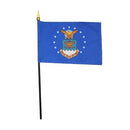 Air Force Stick Flag 4"x6" | Made in USA by Flagman of America