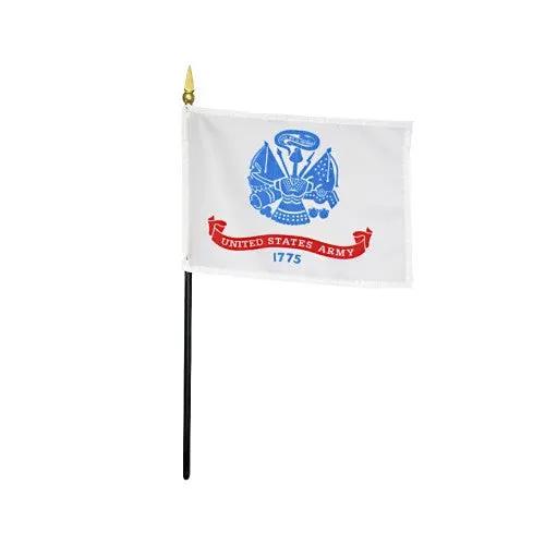 Army Stick Flag 4"x6" | Made in USA