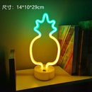 GobekUsa USB LED Neon Sign Light Holiday Flamingo Night Lamp Xmas Party Wedding Decoration Home Gift cloud Heart Neon Light
