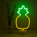 GobekUsa USB LED Neon Sign Light Holiday Flamingo Night Lamp Xmas Party Wedding Decoration Home Gift cloud Heart Neon Light