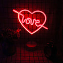 GobekUsa USB LED Neon Sign Light Holiday Flamingo Night Lamp Xmas Party Wedding Decoration Home Gift cloud Heart Neon Light