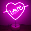 GobekUsa USB LED Neon Sign Light Holiday Flamingo Night Lamp Xmas Party Wedding Decoration Home Gift cloud Heart Neon Light