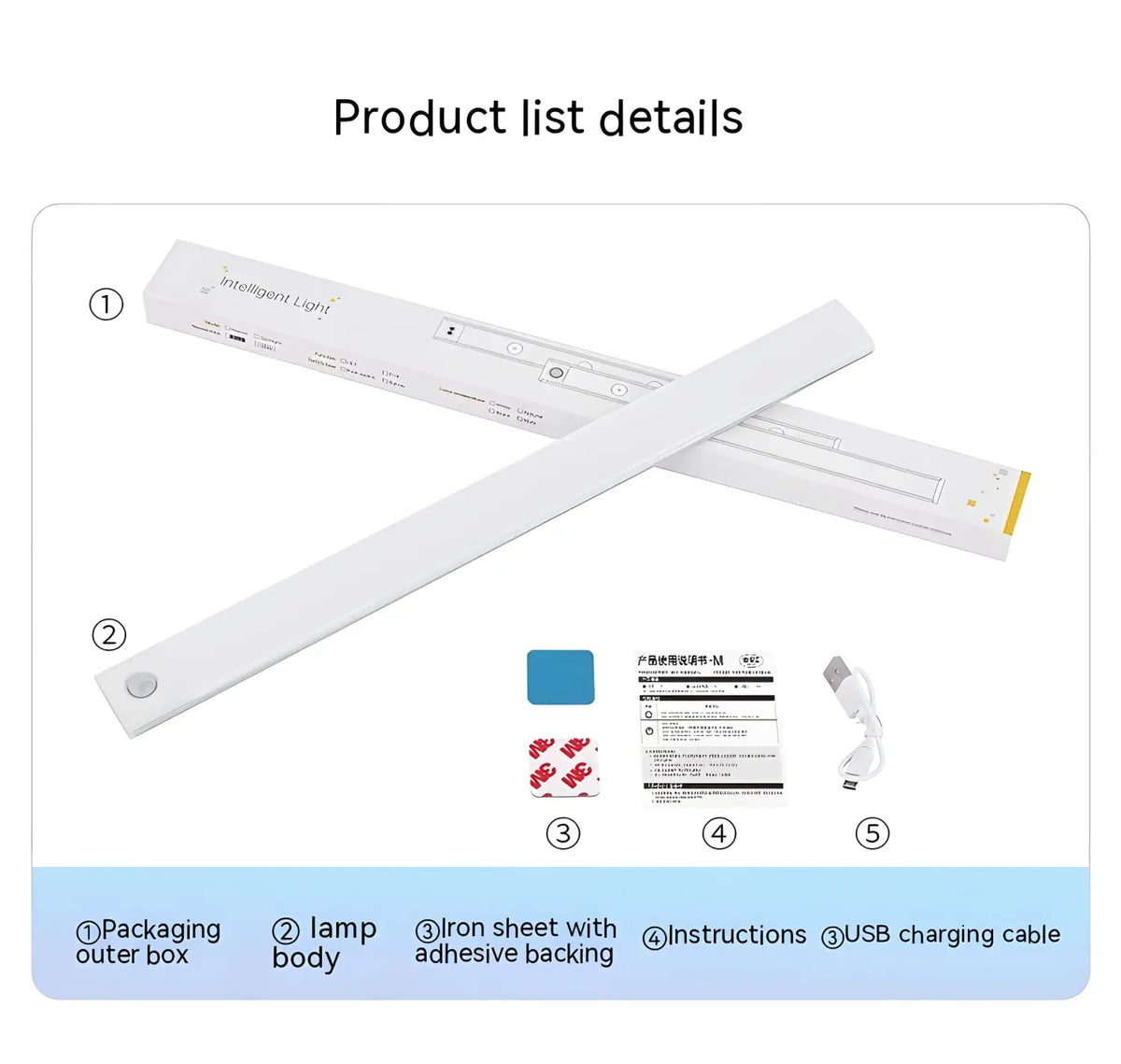 USB Rechargeable LED Night Light With Motion Sensor, photo 6 of 8