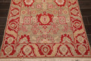 4' x 6' Hand Knotted Wool Reversible Area Rug Traditional Tan