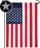 U.S. Garden Flag 12"x18" – Embroidered Stars & Sewn Stripes | Made in USA
