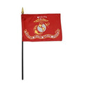 4"x6" US Marine Corps Flag by Flagman of America