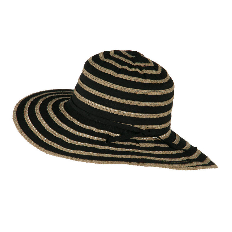 UPF 40+ Toast Striped Crushable Hat