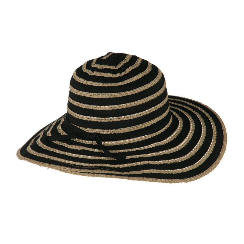 UPF 40+ Toast Striped Crushable Hat