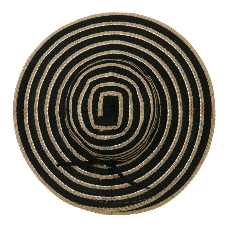 UPF 40+ Toast Striped Crushable Hat