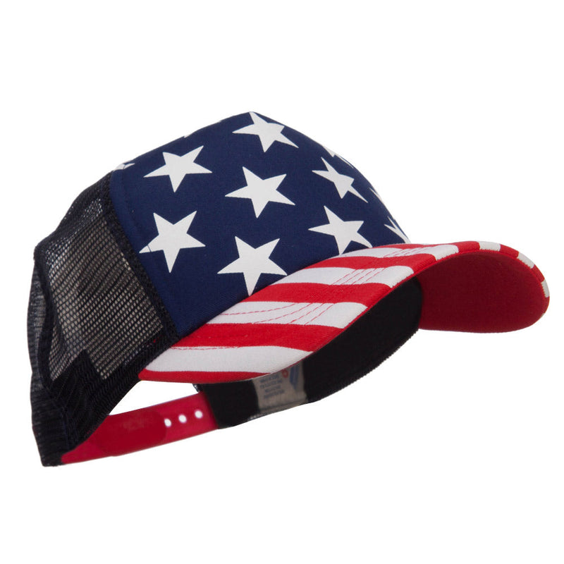 5 Panel Foam Trucker USA Cap