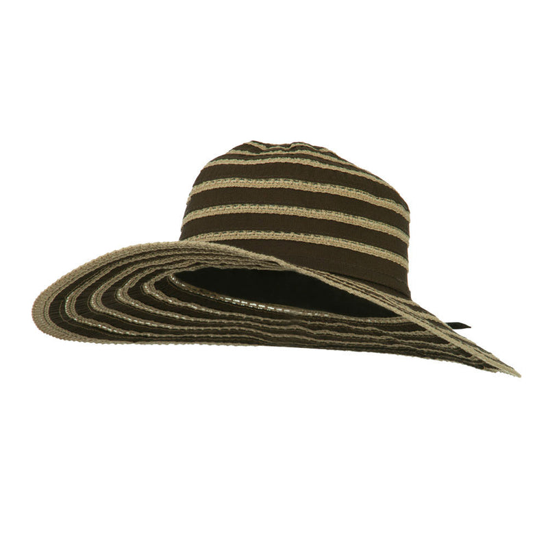 UPF 40+ Toast Striped Crushable Hat