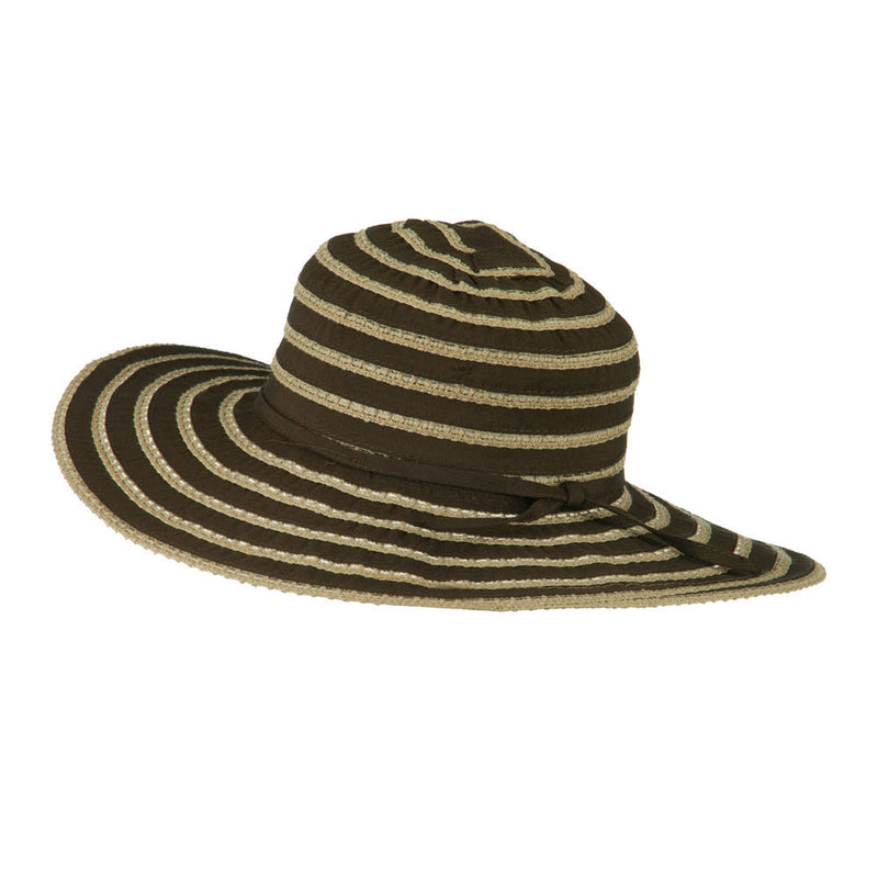 UPF 40+ Toast Striped Crushable Hat