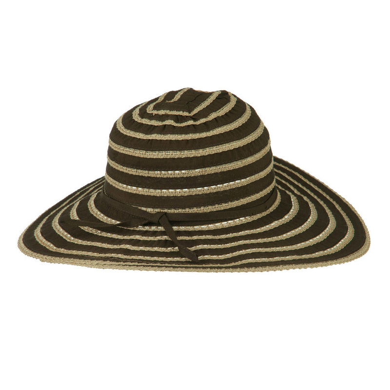 UPF 40+ Toast Striped Crushable Hat