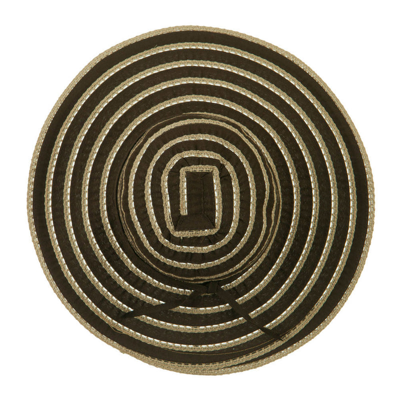 UPF 40+ Toast Striped Crushable Hat