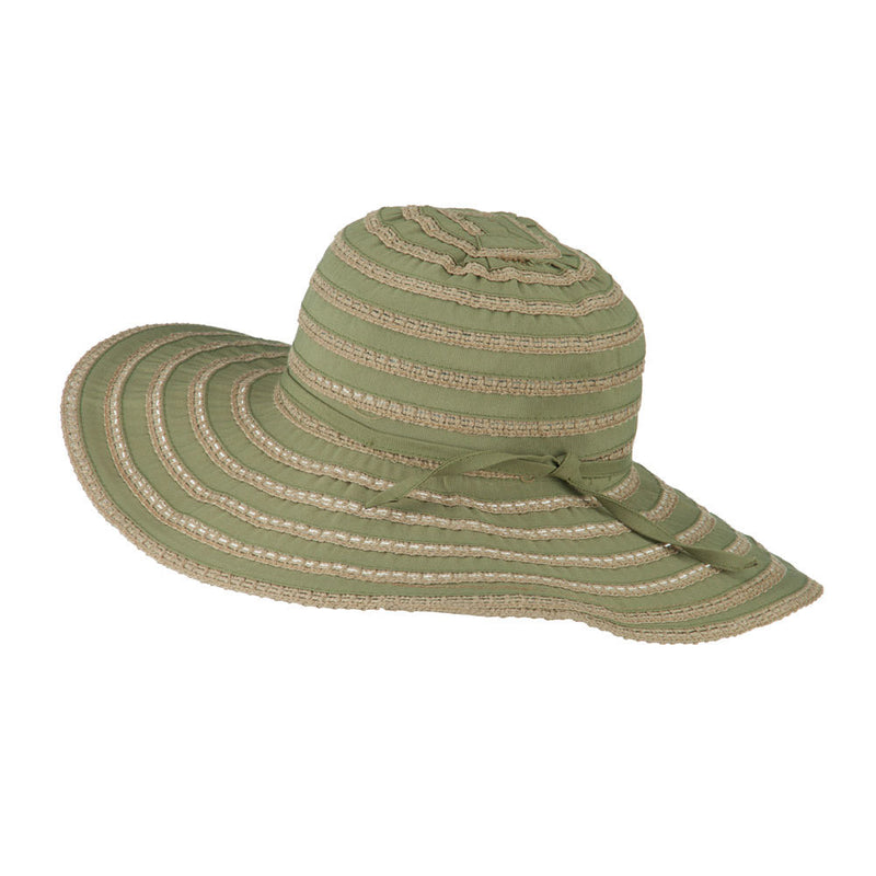 UPF 40+ Toast Striped Crushable Hat