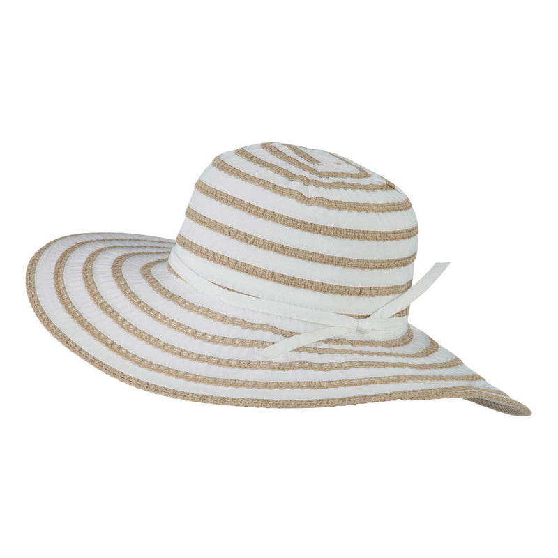 UPF 40+ Toast Striped Crushable Hat
