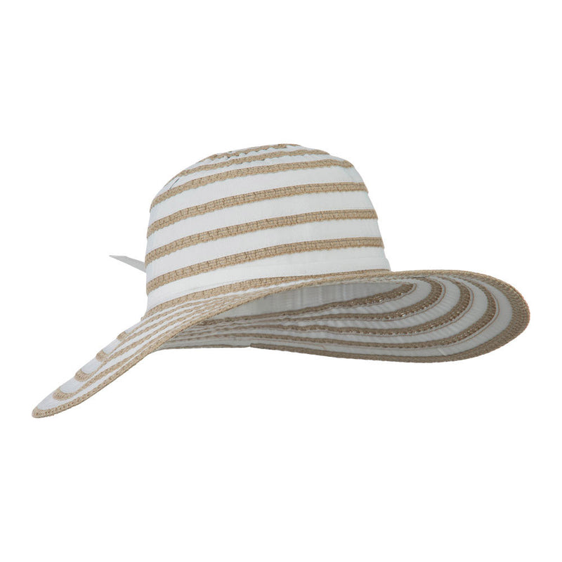 UPF 40+ Toast Striped Crushable Hat