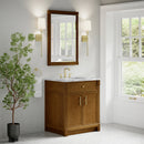 James Martin Bellshire 30" Single Bathroom Vanity, Honey Oak