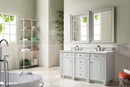 James Martin Bristol 60" Double Bathroom Vanity, Bright White