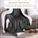 Velvet Plush Sherpa Bed Blanket - Sherpa Fleece Collection by Great Bay Home