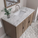 James Martin Portland 48" Single Bathroom Vanity, Whitewashed Walnut