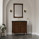 James Martin Kinnsden 36" Single Bathroom Vanity, Sable Oak