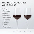Raye Angled Crystal Bordeaux Decanter & Wine Glass Set by Viski