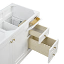 James Martin Chicago 60" Double Bathroom Vanity, Glossy White