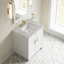James Martin Bellshire 30" Single Bathroom Vanity, Bright White