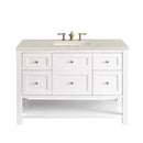 James Martin Breckenridge 48" Single Bathroom Vanity, Bright White
