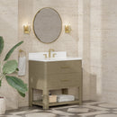 James Martin Lucian 36" Single Bathroom Vanity, Pebble Oak
