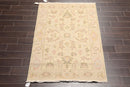 3'10" x 5'10" Hand Knotted 100% Wool Reversible Area Rug Dusty Green