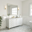 James Martin Chicago 60" Single Bathroom Vanity, Glossy White