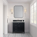 James Martin Brittany 36" Single Bathroom Vanity, Black Onyx