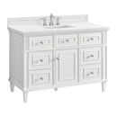 James Martin Lorelai 48" Single Bathroom Vanity, Bright White