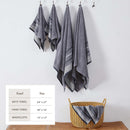 Decorative Cotton Stripe Bath Towel Set - Noelle Collection by Great Bay Home