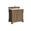 James Martin Brookfield 36" Single Bathroom Vanity, Pecan