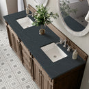 James Martin Bristol 72" Double Bathroom Vanity, Whitewashed Walnut