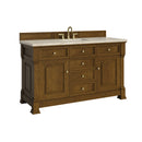 James Martin Brookfield 60" Single Bathroom Vanity, Honey Oak